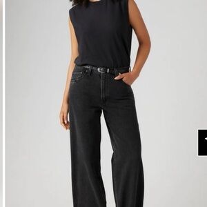 Levi’s baggy dad size 30 Charcoal black gray